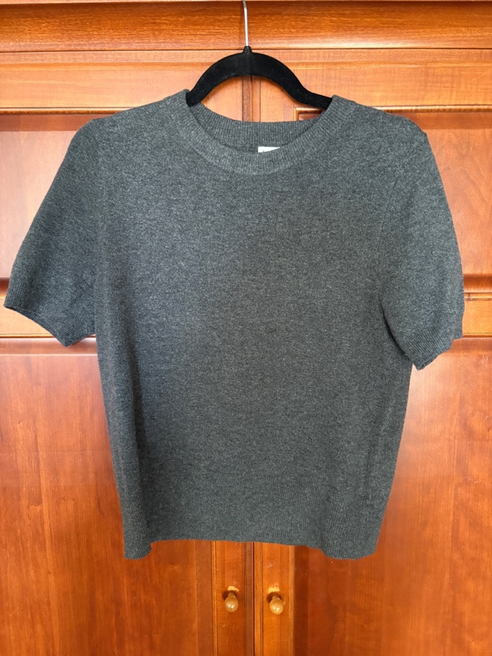 Simple Short-Sleeve Knit Top